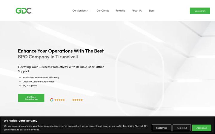 Screenshot of greendial.in