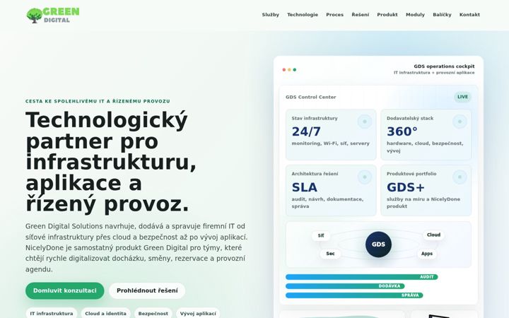 Screenshot of greendigital.cz