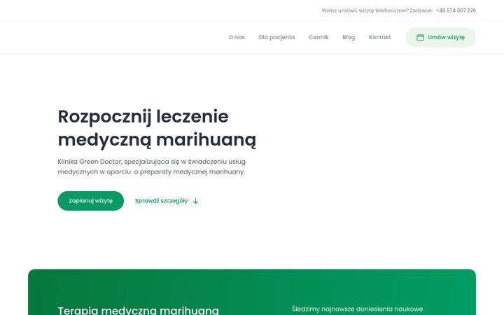 Screenshot of greendoctor.pl