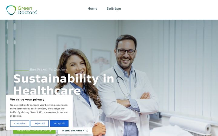 Screenshot of greendoctors.at