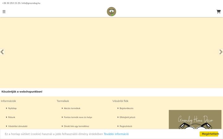 Screenshot of greendog.hu