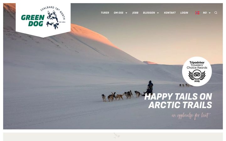 Screenshot of greendog.no