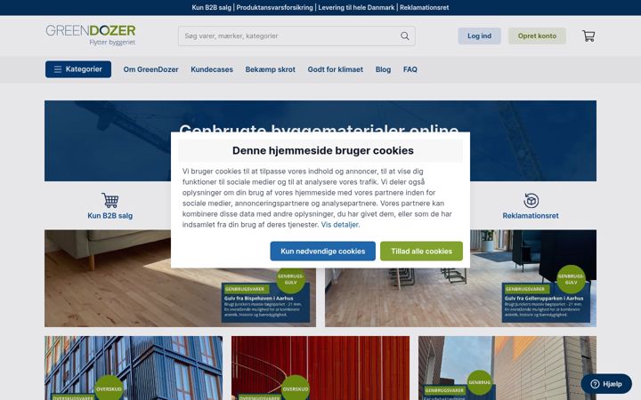 Screenshot of greendozer.com