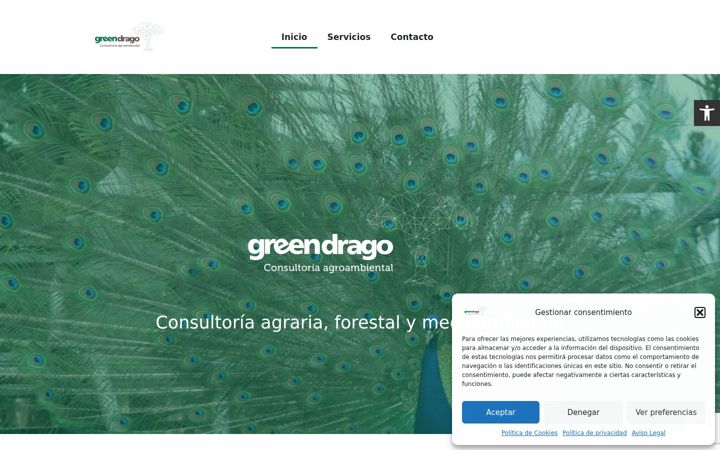 Screenshot of greendrago.com