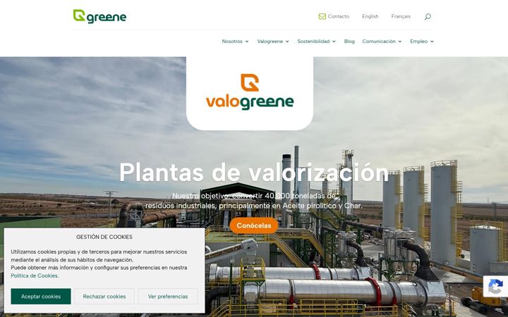 Screenshot of greene.es
