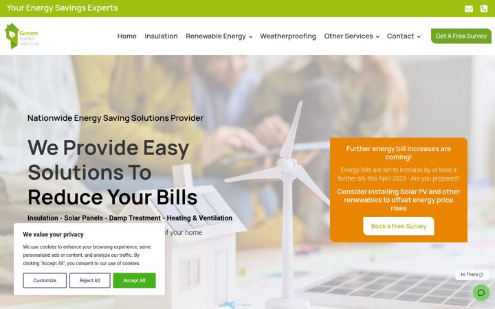 Screenshot of greenenergydirective.co.uk