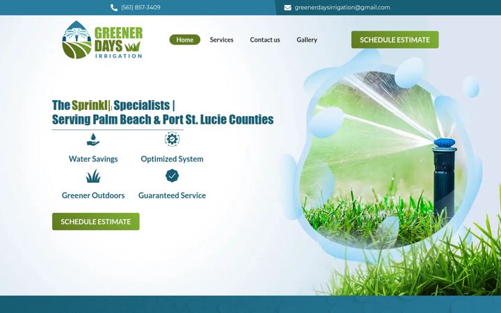 Screenshot of greenerdaysfl.com