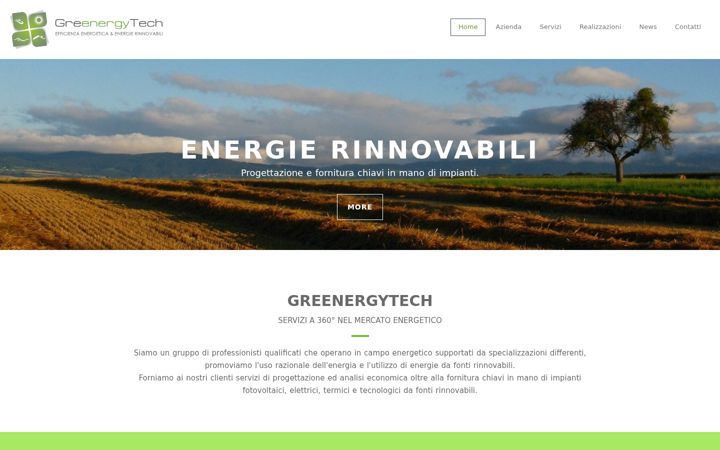 Screenshot of greenergytech.it