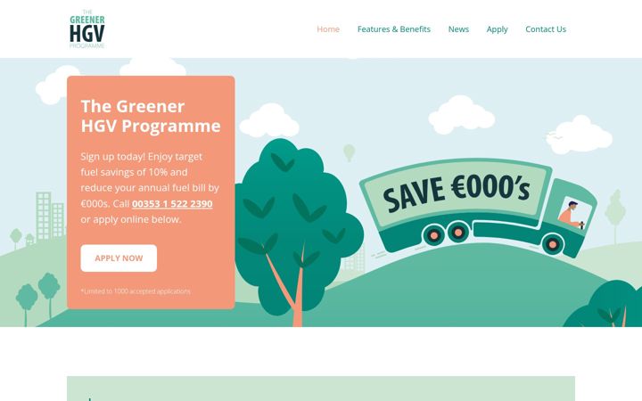 Screenshot of greenerhgv.ie