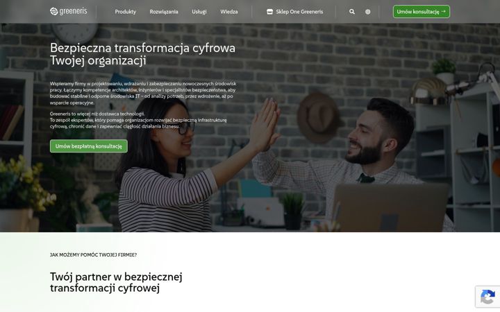 Screenshot of greeneris.com