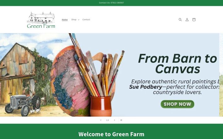 Screenshot of greenfarmgroup.org