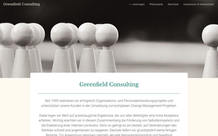 Screenshot of greenfield-consulting.de