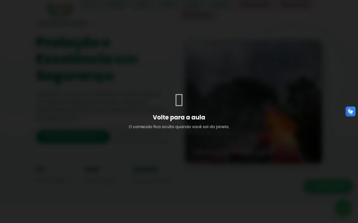 Screenshot of greenfiretreinamentos.com.br