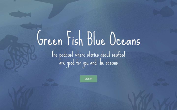 Screenshot of greenfishblueoceans.com