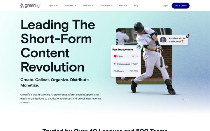 Screenshot of greenfly.com
