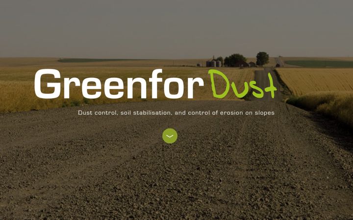 Screenshot of greenfordust.com