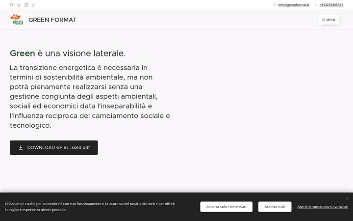 Screenshot of greenformat.it