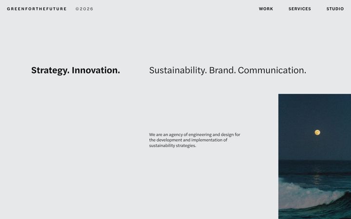 Screenshot of greenforthefuture.com