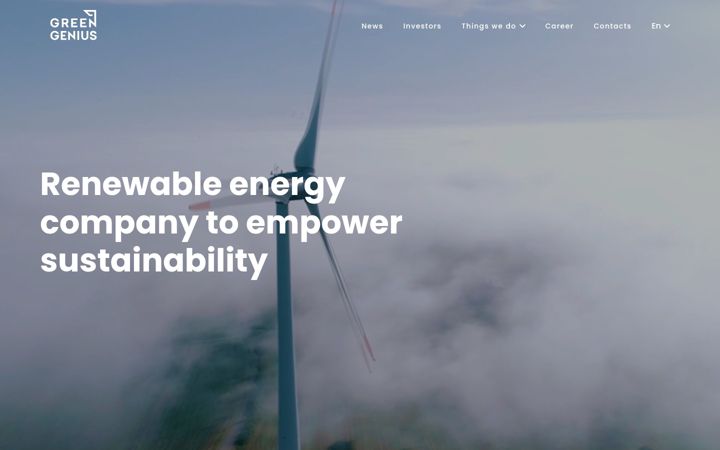 Screenshot of greengenius.com