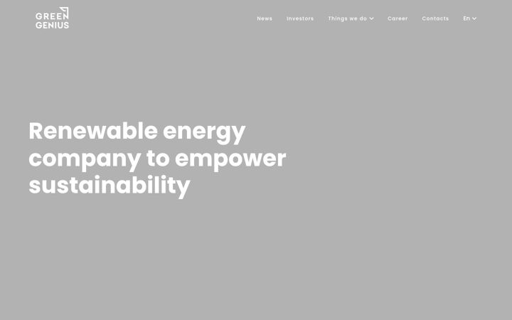 Screenshot of greengenius.it