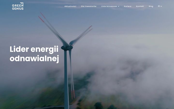 Screenshot of greengenius.pl