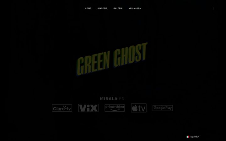 Screenshot of greenghostmovie.com