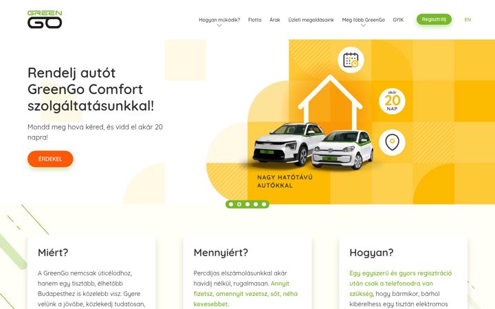 Screenshot of greengo.com