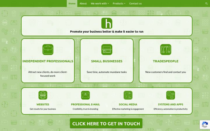 Screenshot of greenh.co.uk