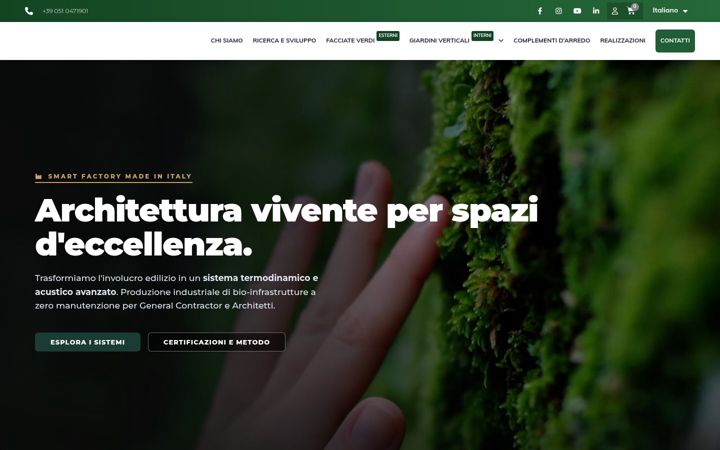 Screenshot του greenhabitat.it