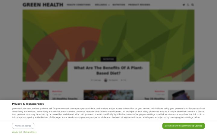 Screenshot of greenhealth4u.com