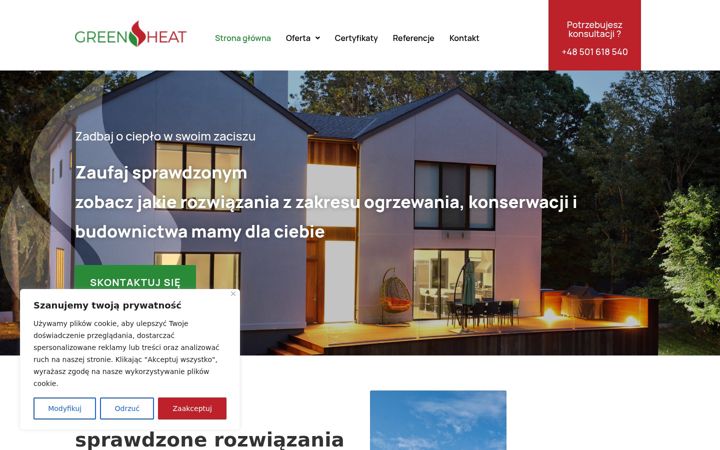Screenshot of greenheat.com.pl