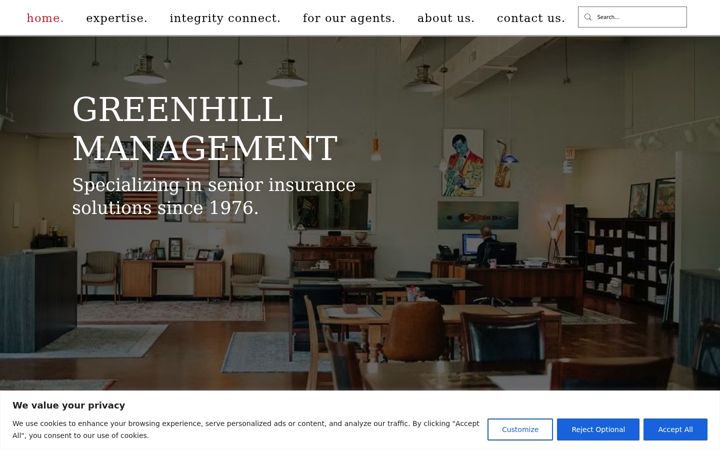 Screenshot of greenhillmgmt.com