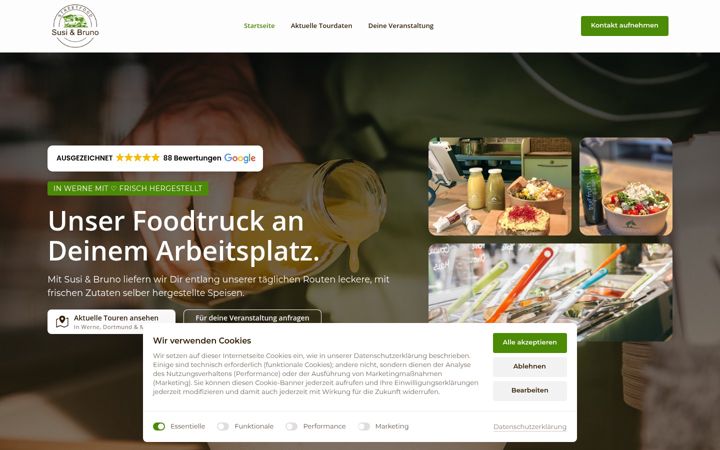 Screenshot of greenhouse-company.de