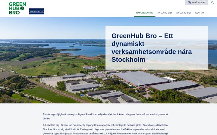 Screenshot of greenhub.se