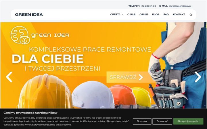 Screenshot of greenideapv.pl