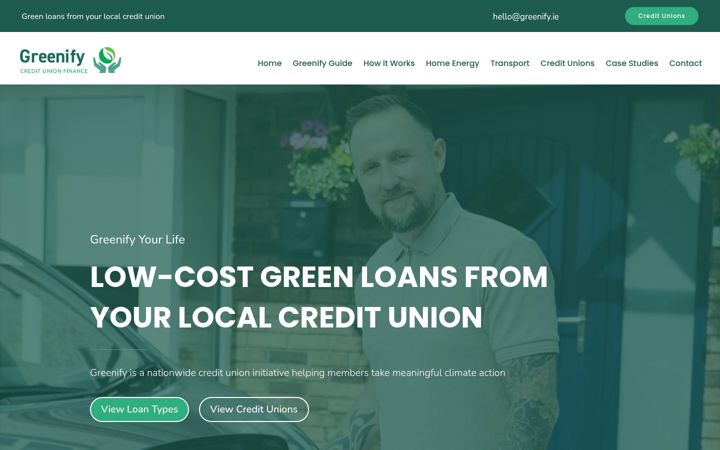 Screenshot of greenify.ie