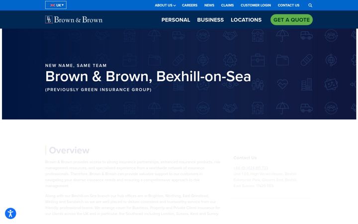 Screenshot of greeninsurance.co.uk