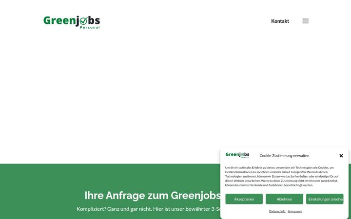 Screenshot of greenjobsgmbh.de