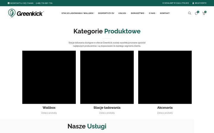 Screenshot of greenkick.com.pl