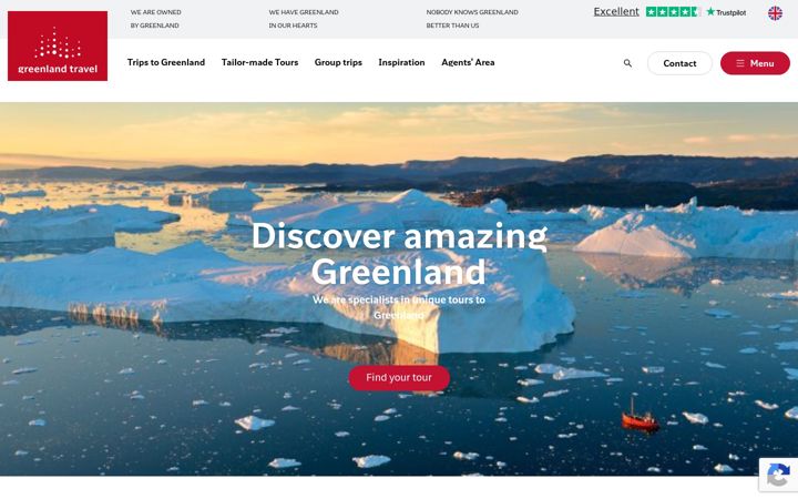 Ekrano kopija greenland-travel.com