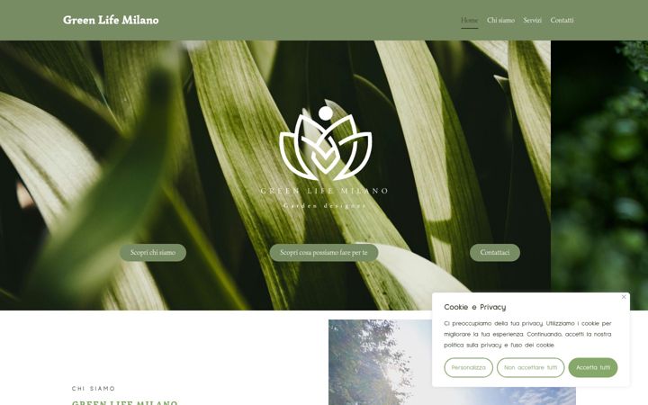 Screenshot of greenlifemilano.it
