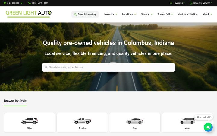 Screenshot of greenlightapproval.com