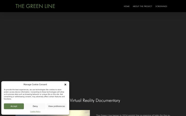 Screenshot of greenlineproject.com.cy