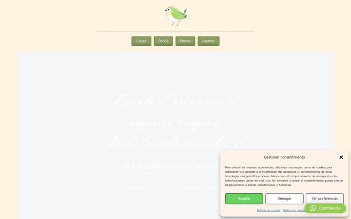 Screenshot of greenlittlebird.art