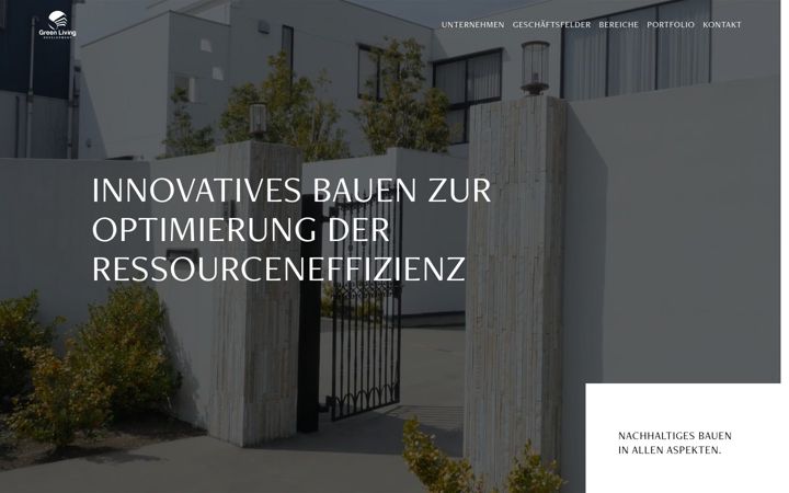 Screenshot of greenliving-development.de