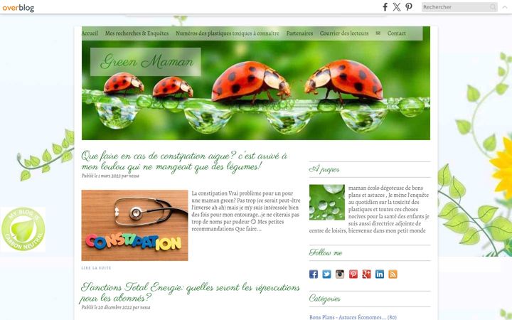 Screenshot of greenmaman.com