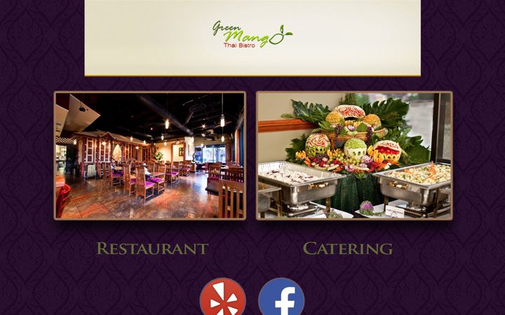 Screenshot of greenmangothaibistro.com