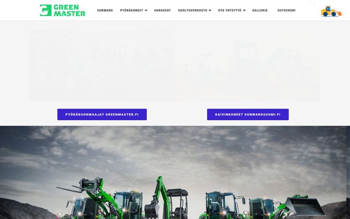 Screenshot of greenmaster.fi
