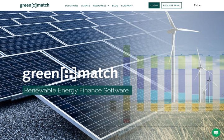 Screenshot of greenmatch.ch
