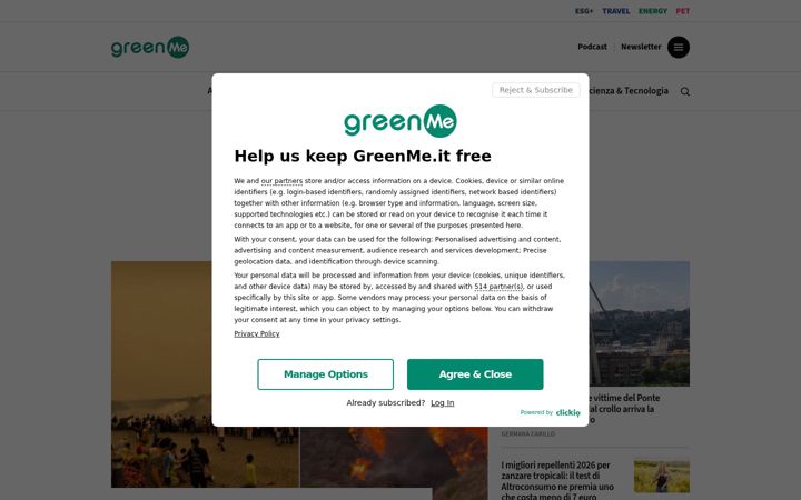 Screenshot stránky greenme.it